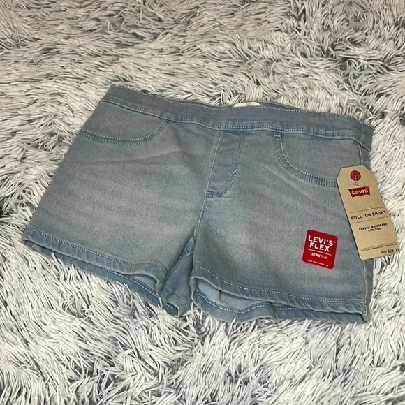 LEVI’S Flex Pull On Shorts Size 12 - Picture 1 of 6